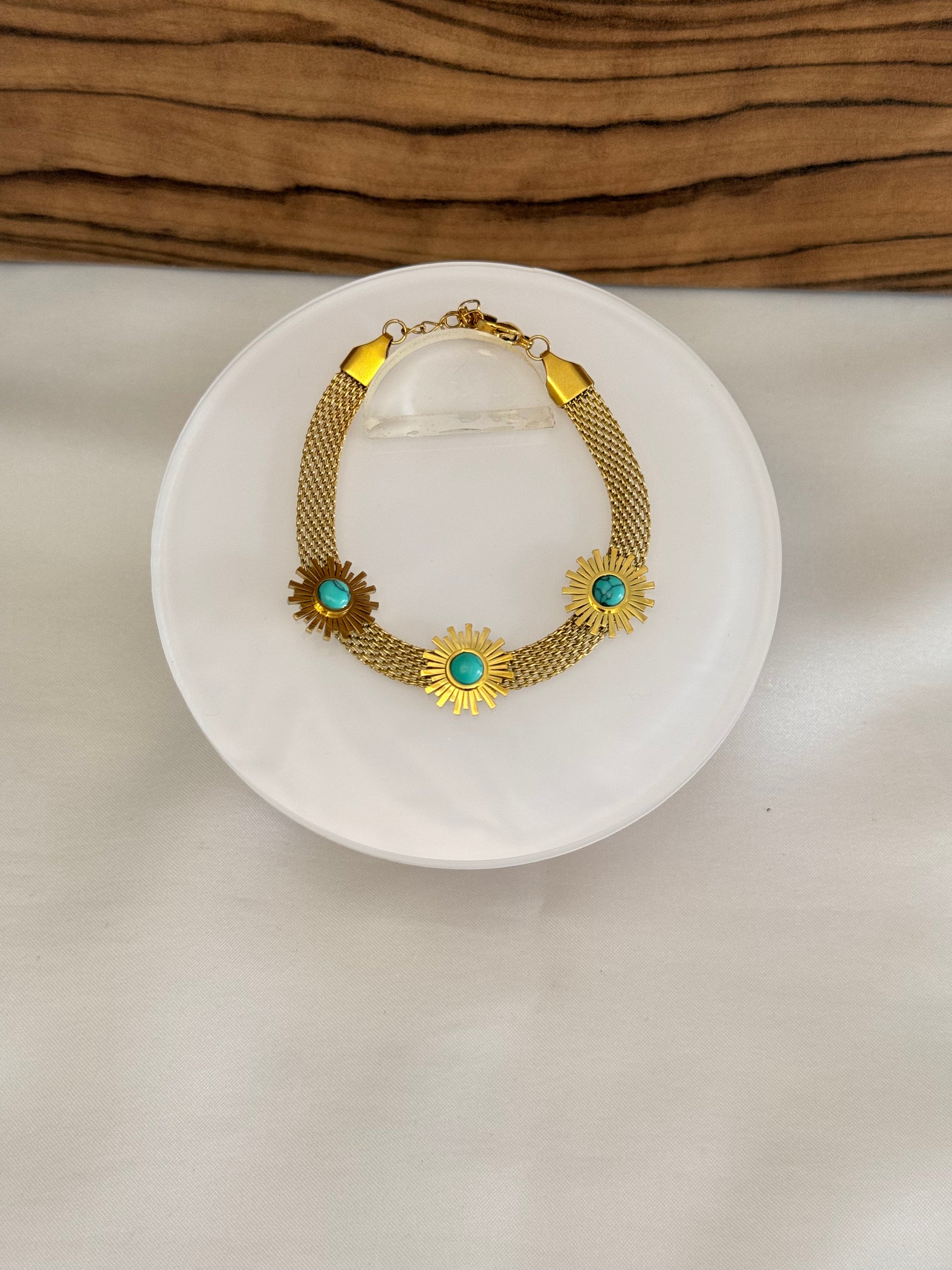 Sol de Turquesa - Pulseira